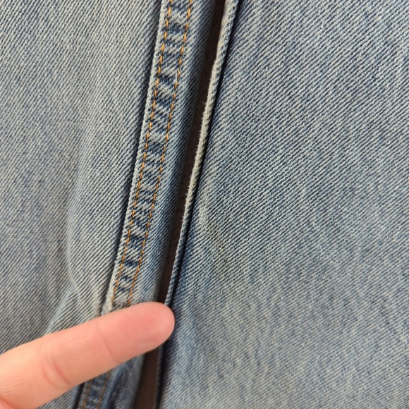 Levis 550 Jeans Mens 36x30* Blue Light Wash Ripped Grunge Baggy Punk Skater - Picture 6 of 12